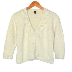 Tabask Alpaka  Sweater Cardigan Handmade In Peru‎ S
